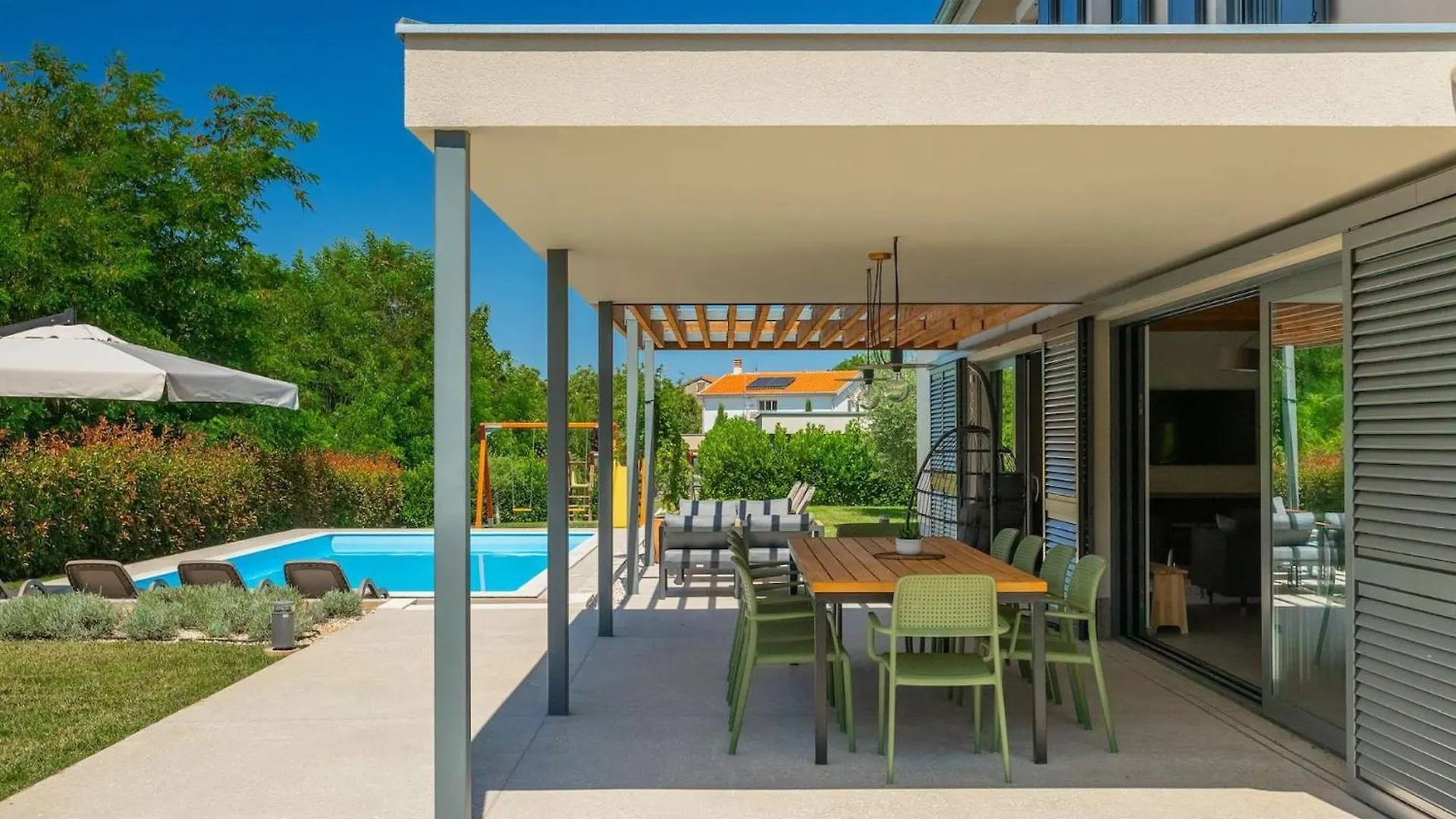 Modern Villa Fritula With Pool In Vizinada Lasci 0*,